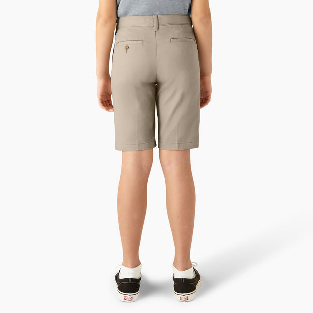 Dickies Short chino slim extensible pour garçon, coloris Desert Sand V1, taille 10