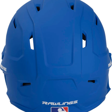Rawlings | MACH ADJUST Batting Helmet with Extension Flap | Left Hand Batter | Senior (6 7/8" - 7 5/8") | Matte Royal