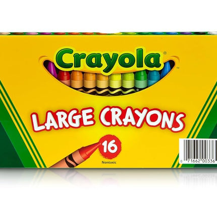 CRAYOLA Large Crayons, Classic Colors, 16 Count