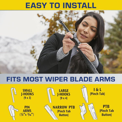 Rain-X 5079274-2 Latitude Wiper Blade, 16"