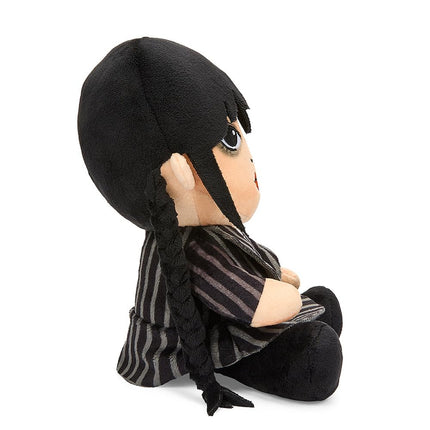 Official Kidrobot Wednesday Addams Phunny Plush, Black Halloween Halloween