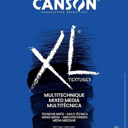 CANSON XL Textured Mixed Media 300gsm A3 Paper Pad