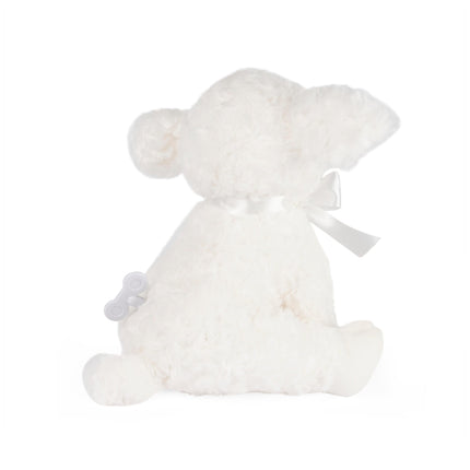 Peluche musical de cuerda GUND Baby Lena Cordero, reproduce la nana de Brahms, juguete sensorial de peluche para bebés a partir de 10 meses, blanco, 25,4 cm