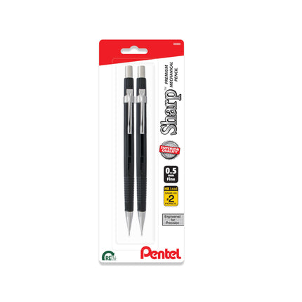 Pentel® Automatic Sharp™ Mechanical Pencils, 0.5 m