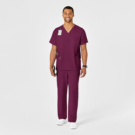 WonderWink Multi-Cargo Pant, Wine, 4X-Large