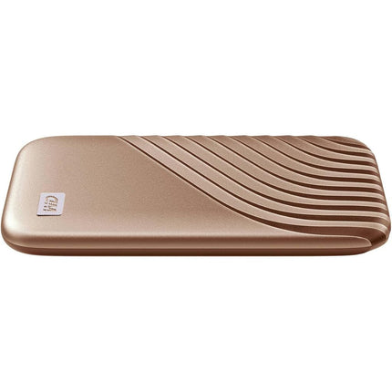 WD My Passport SSD, 2TB Portable External SSD, read speeds up to 1050 MB/s, write speeds up to 1000MB/s, Portable SSD, Works with PC, Xbox and Playstation, Gold