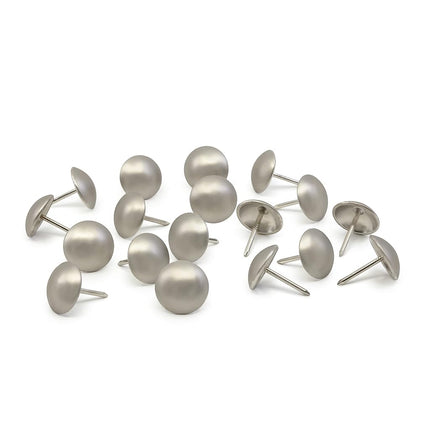Dritz Home 44280 Smooth Decorative Nails, 5/8-Inch, Brushed Nickel (18-Piece)