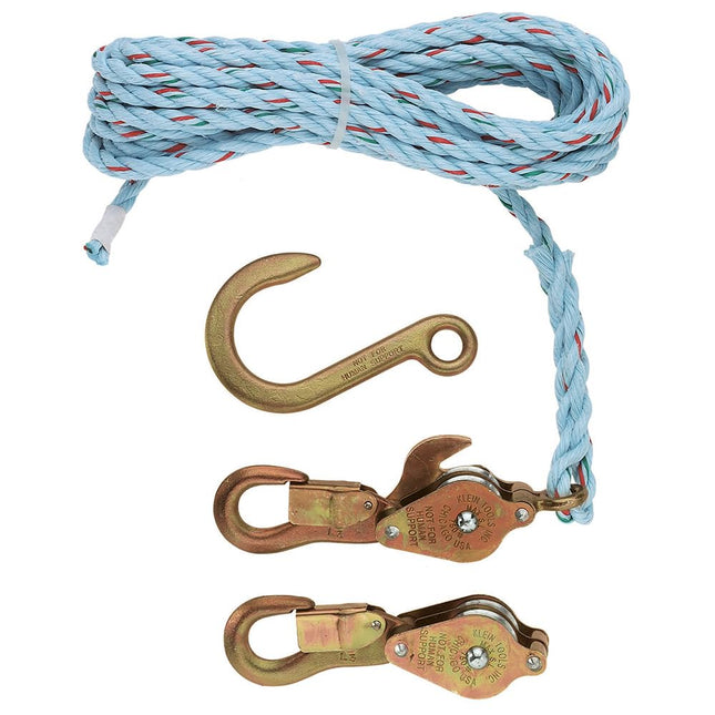 Klein Tools 1802-30SR Block and Tackle Spliced to 