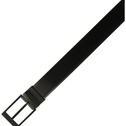 Perry Ellis Portfolio Men's Black Matte Buckle Big and Tall Belt, Black/Brown Reversible, 46