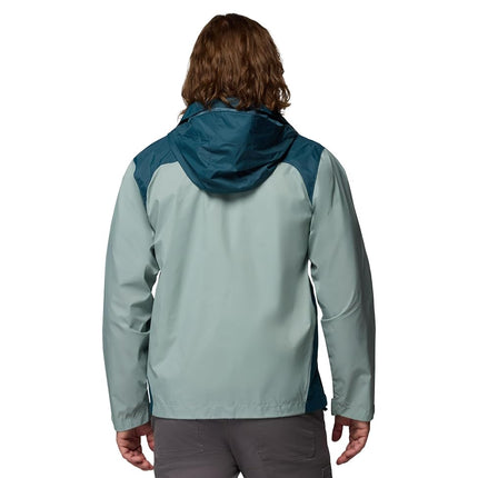 Columbia Men’s Glennaker Lake II Rain Jacket, Crushed Blue/Everblue, L Tall