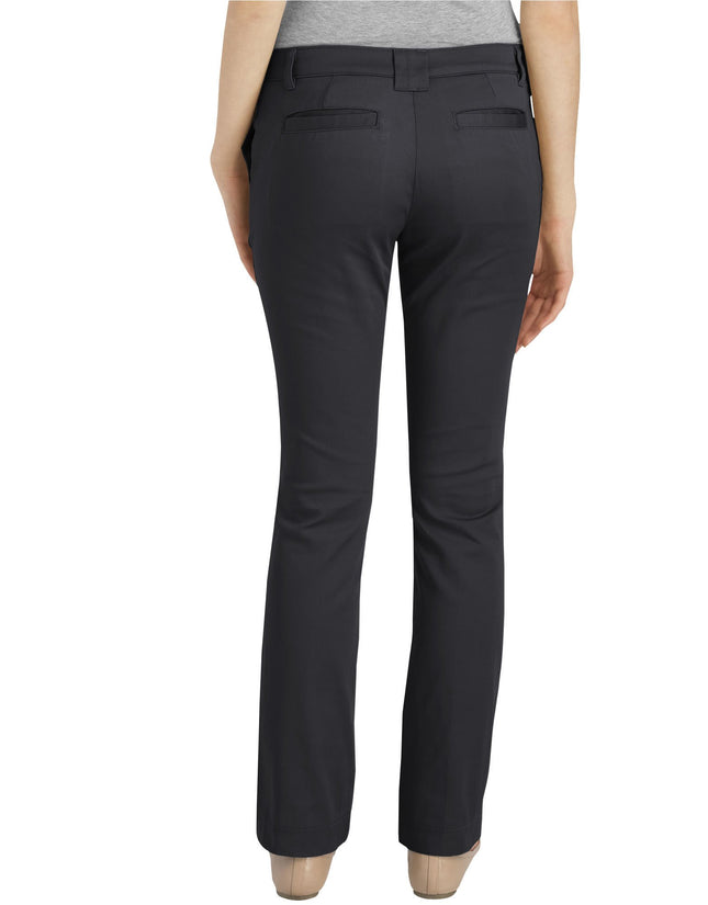 Dickies Juniors Slim Straight Stretch Pant, Black, 3