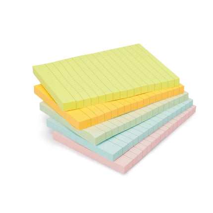 Amazon Basics Lined Square Sticky Notes, 10.16 x 1