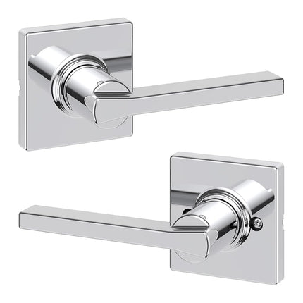 Kwikset 92001-605 Casey Passage Lever, Polished Ch