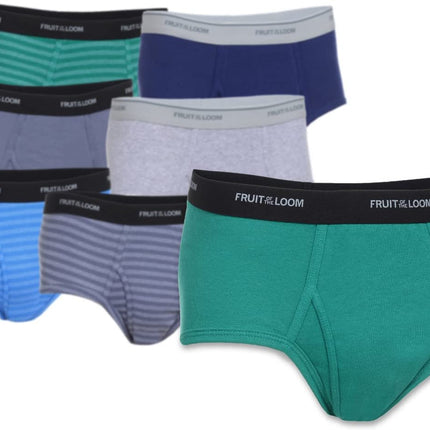 Calzoncillos Fashion para Hombre Fruit of the Loom Paquete de 12 Unidades Colores MISTERIOSOS Bandas de Algodón en la Cintura Varían Talla Pequeña