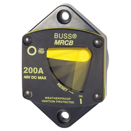 Blue Sea Systems 7049 187-Series Circuit Breaker, Panel Mount, 200A