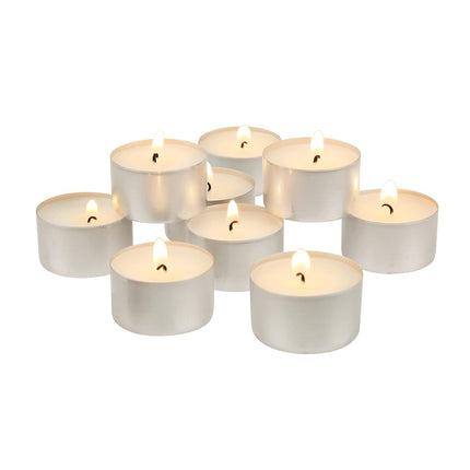 Stonebriar 100 Pack Unscented Tea Light Candles wi