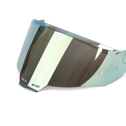 Visor de casco de motocicleta integral HAX para Force Series, espejo cromado