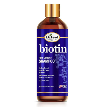 Difeel - Biotin Shampoo - Unisex - 355 ml (12 oz) 