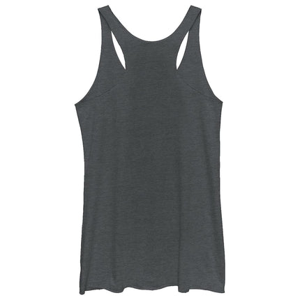 Fifth Sun Women's Star Wars Fearless Princess Leia Racerback Tank Top, Gray Heather, X-Large