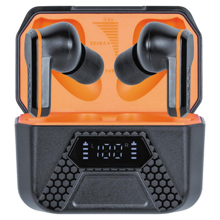 KLEIN TOOLS AESEB2 Elite Bluetooth Earbuds, Real Wireless Earplugs, NRR Hearing Protection 25 DB, 24 Hours Battery Life, Digital LED Display