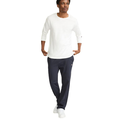 Champion Men's Joggers, Lightweight Athletic Pants, Cotton Sweatpants, 31-36" (Big & Tall) Track, Navy C Patch Logo, 3X-Large