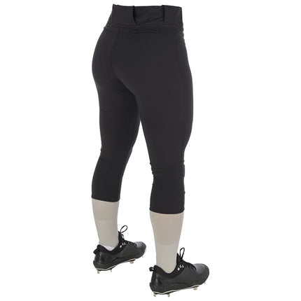 Pantalon de softball CHAMPRO Zen pour filles, noir