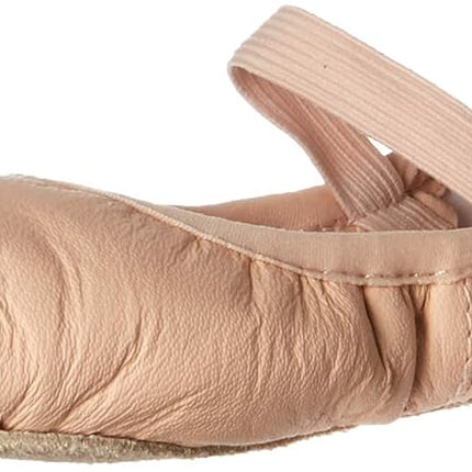 Bloch Dance Girl's Belle Full-Sole Leather Ballet Slipper/Shoe, Pink, 13.5 B US Little Kid