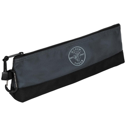 Klein Tools 80183 Zipper Tool Bag Set, (5) Stand-Up Water-Resistant 1680d Pouches with Carabiners and (4) 12.5 x 7-Inch Canvas Utility Bags, 9-Piece
