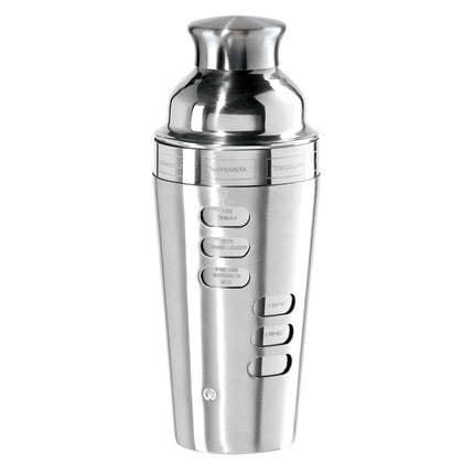 OGGI Dial A Drink Cocktail Shaker-23oz Stainless S