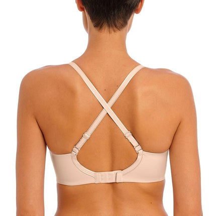 Freya Women's Undetected Underwire Demi T-Shirt Bra, Natural Beige, 32D