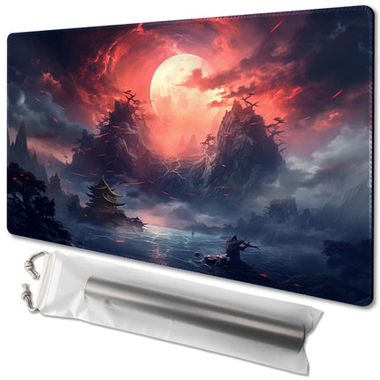 MTG Playmat Size 24x14in Free Storage Bags Non-Sli