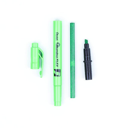 Pentel Refill for Handy-Line S Highlighter, Light Green Ink, Box of 12 (SLR3-K)