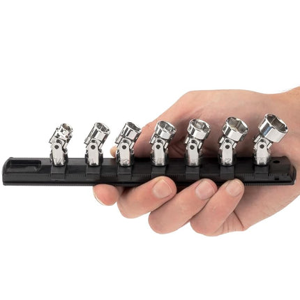 TEKTON 1/4 Inch Drive Universal Joint Socket Set, 7-Piece (1/4-9/16 in.) | SHD90109