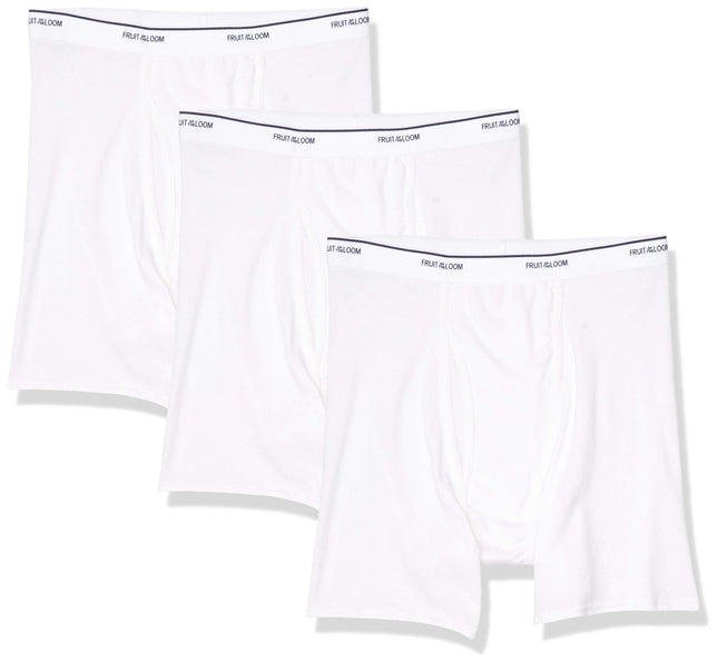 Fruit of the Loom Coolzone White Boxer Briefs - 3 