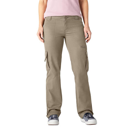 Dickies Women's Relaxed Cargo Pant, Desert Sand, 4