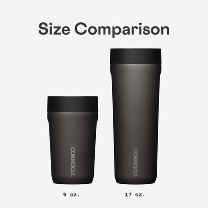 Corkcicle Commuter Cup - Insulated Stainless Steel Travel Mug - Holiday Mug Gift - 17 oz - Desert