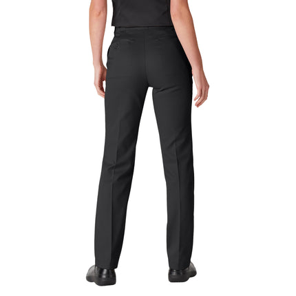 Pantalones de trabajo Dickies Flex Original Fit para mujer, negros, 16 Tall