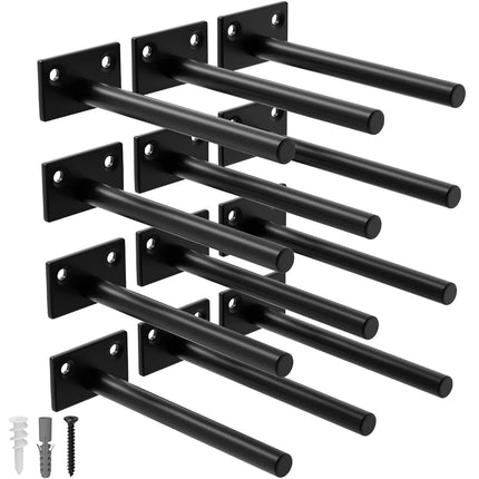 LEOPO 12 Pack-6 inch Floating Shelf Bracket, Hidde