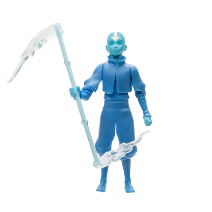 Avatar: The Last Airbender Avatar Aang (Book One) - 4.5-Inch Scale Figure with Staff, Air Effects, and Battle Action