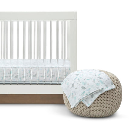 Delta Children Mantas de muselina 100% algodón para bebés y niñas – 119,4 x 119,4 cm (paquete de 2), Vida Marina
