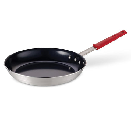 Tramontina 12 Inch Large Professional Ceramic Non Stick Frying Pan, Thick Aluminum Frying Pan with Non-Stick Coating, Dishwasher and Oven Safe, Black