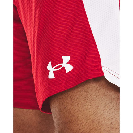 Pantalones cortos Match 2.0 de hombre Under Armour, Rojo (600)/Blanco, Small