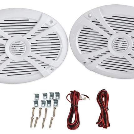 Rockville Rmsts69w Pair 1000W Waterproof Marine Bo