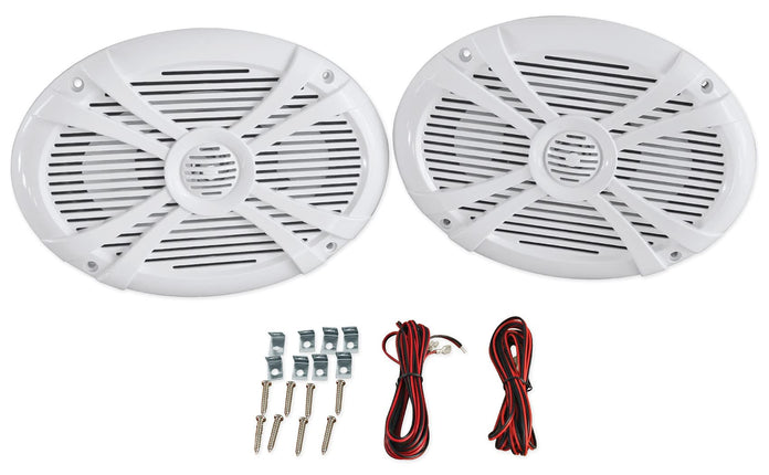 Rockville Rmsts69w Pair 1000W Waterproof Marine Bo