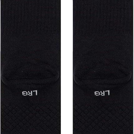 Stance Crew Sock - Icon - 3 Pack (Large, Black)