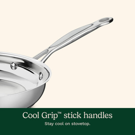Batería de cocina Cuisinart 77-10 Chef's Classic de acero inoxidable de 10 piezas