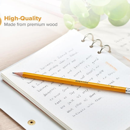 Bostitch Premium #2 Pencils, Premium Wood, Unsharpened, HB Graphite, 30-Count