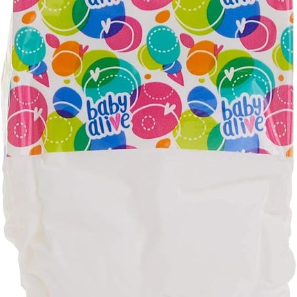 Baby Alive Doll Nappy Refill, Includes 4 Nappies, Toys Accessories, for Children Aged 3 Years and Up