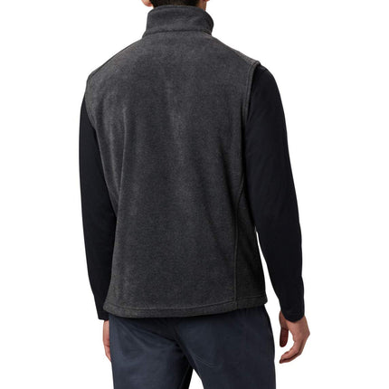 Columbia Men's Steens Mountain Vest Fleece Gilet Vest, Charcoal Heather, Size XXL