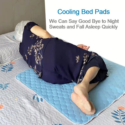 2PCS Reusable Underpads Large 86.4 x 91.4, Upgrade Cooling Waterproof Bed Pads with Heavy Absorbent, Washable for Incontinent, Potty Training, for Adult, Kids, Dogs
